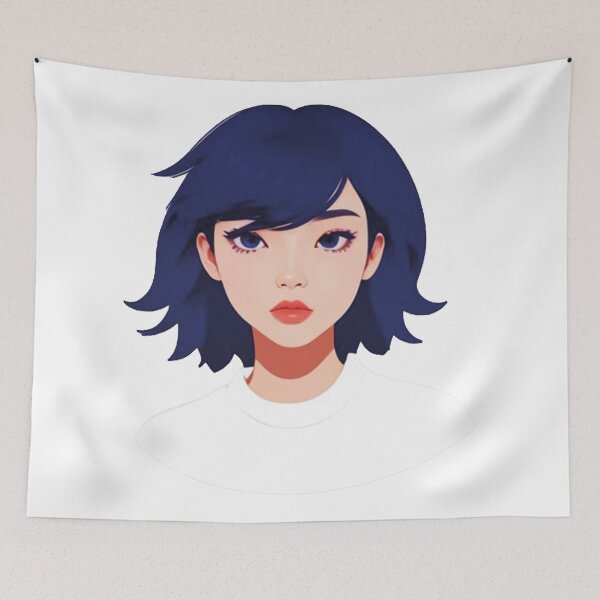 Item preview, The Riddle of the Blue-Haired Lady designed and sold by Ink-Kreativ.