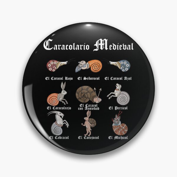 Item preview, Medieval Snailiary (Spanish) designed and sold by MargiKnights.