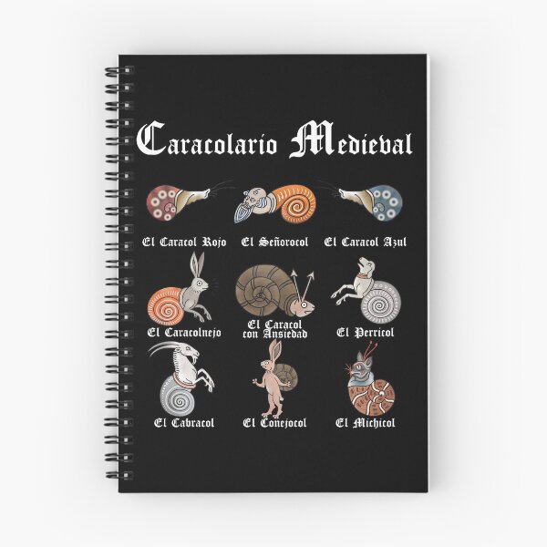 Item preview, Medieval Snailiary (Spanish) designed and sold by MargiKnights.