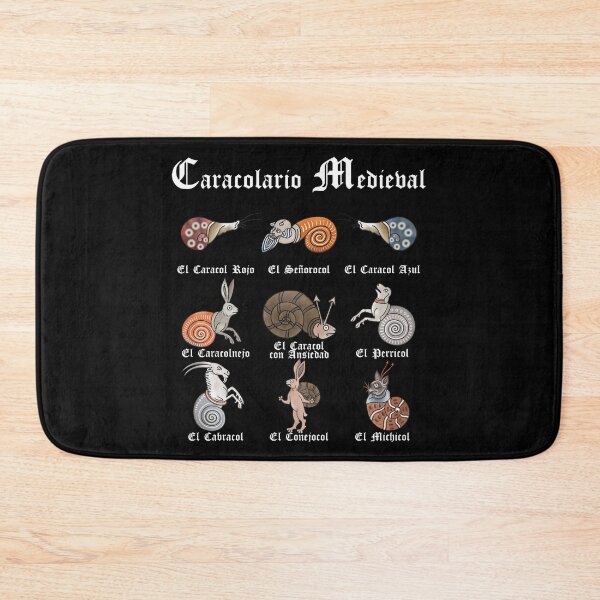 Item preview, Medieval Snailiary (Spanish) designed and sold by MargiKnights.