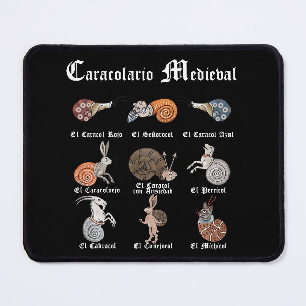 Item preview, Medieval Snailiary (Spanish) designed and sold by MargiKnights.