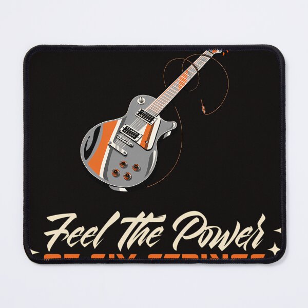 Item preview, Feel The Power Of Six Strings Guitar T-Shirt designed and sold by Melissaebb.