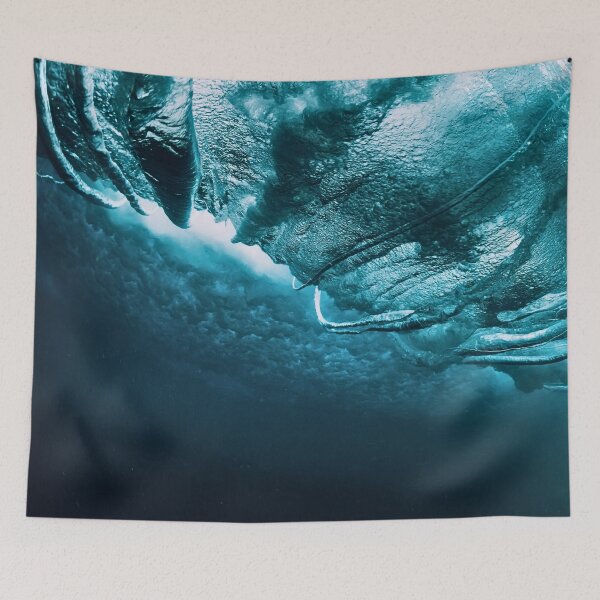 Item preview, Blue Real waves, ocean Sea Wave designed and sold by Ocean's ⭐⭐⭐⭐⭐.