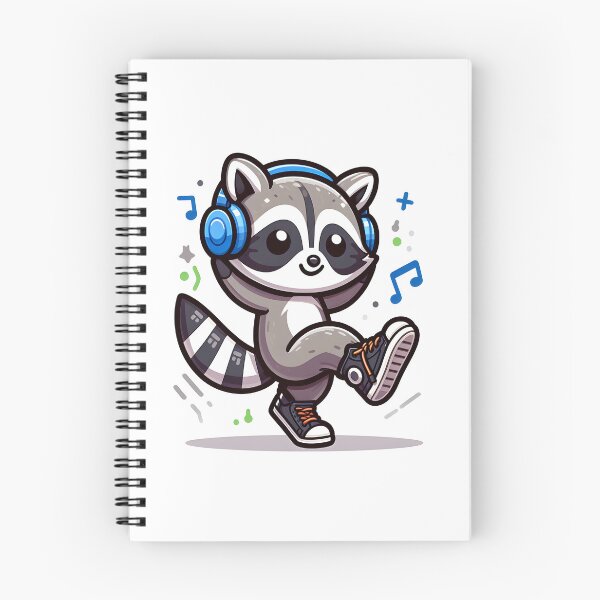 Item preview, Kawaii Raccoon With Sneakers designed and sold by CanvasCutie.
