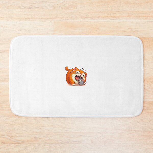 Item preview, A fat cat is about to tear into a mouse. designed and sold by liugr-dl.