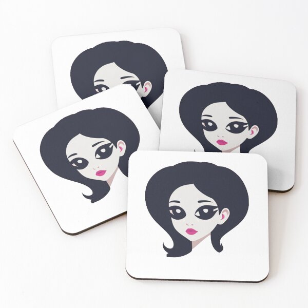 Item preview, Mysterious Aura: Portrait with Dark Hair designed and sold by Ink-Kreativ.
