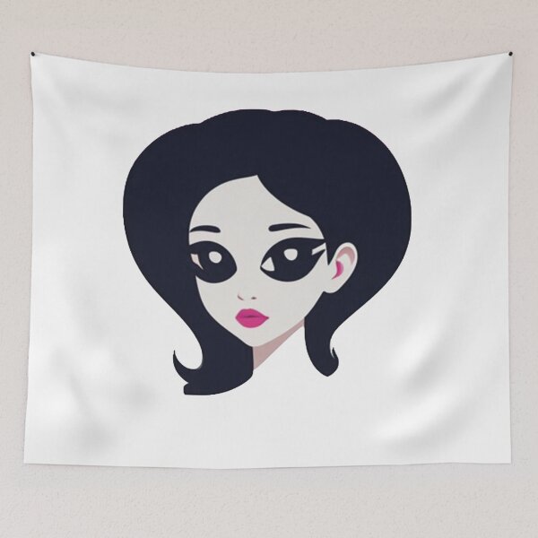 Item preview, Mysterious Aura: Portrait with Dark Hair designed and sold by Ink-Kreativ.