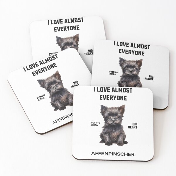 Item preview, Affenpinscher I love almost everyone designed and sold by DavidBriot.