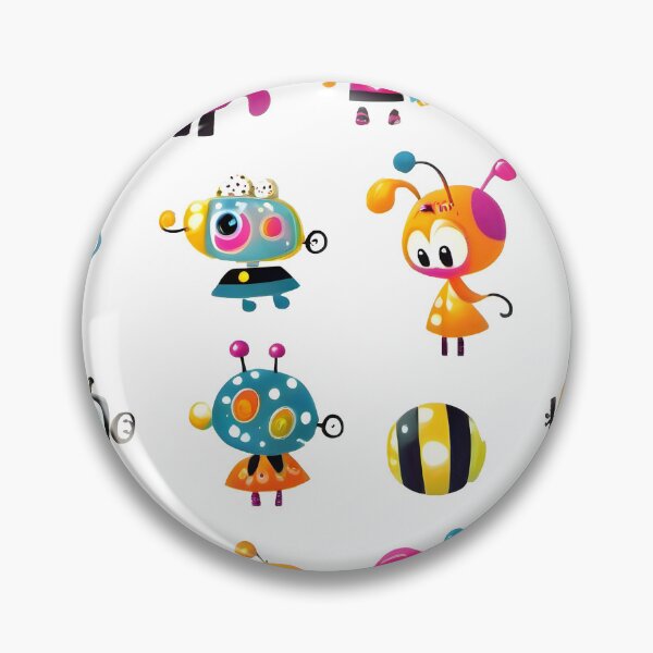 Item preview, Retro Bots 2 designed and sold by ramboe.