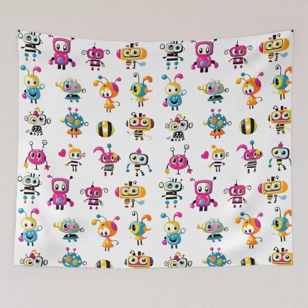 Item preview, Retro Bots 2 designed and sold by ramboe.