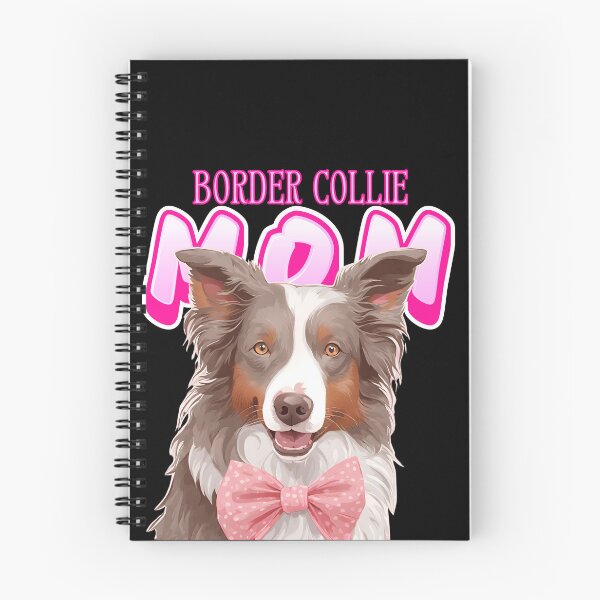Item preview, Copy of Pink Dog Mom Liliac Tri Color Border Collie Dog with Pink Bow  designed and sold by GoodyPaws.