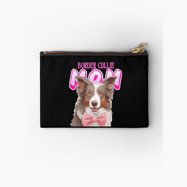 Item preview, Copy of Pink Dog Mom Liliac Tri Color Border Collie Dog with Pink Bow  designed and sold by GoodyPaws.