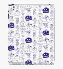 Community Halloween repeat pattern. iPad Case/Skin
