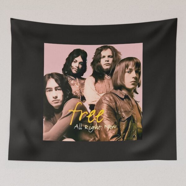 Item preview, Free All Right Now Band Poster designed and sold by KOESTEJUNEAU.