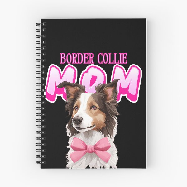 Item preview, Pink Dog Mom Sable Border Collie Dog with Pink Bow  designed and sold by GoodyPaws.