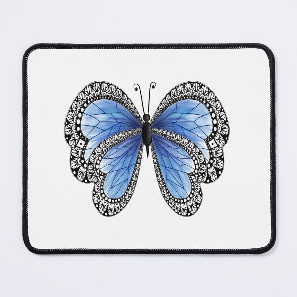 Item preview, Blue fairy butterfly n°2 designed and sold by Audrey Janvier | AJD.
