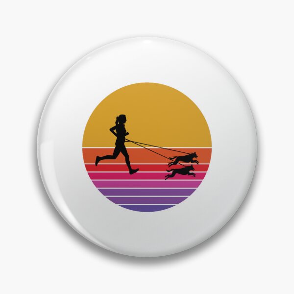 Item preview, Canicross Trail Running Dog Sport Outdoor Retro Vintage (1) designed and sold by msicalY2KShop.