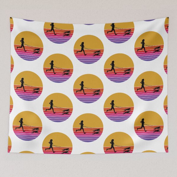 Item preview, Canicross Trail Running Dog Sport Outdoor Retro Vintage (1) designed and sold by msicalY2KShop.
