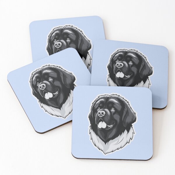 Item preview, Tibetan Mastiff in black and white. designed and sold by NewtBoo.