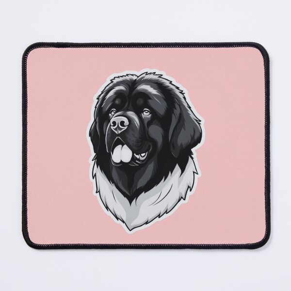 Item preview, Tibetan Mastiff in black and white. designed and sold by NewtBoo.