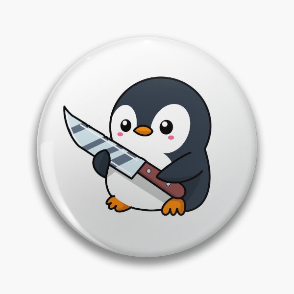 Item preview, Penguin with a Knife - Cute and Dangerous designed and sold by Łukasz Czajka.