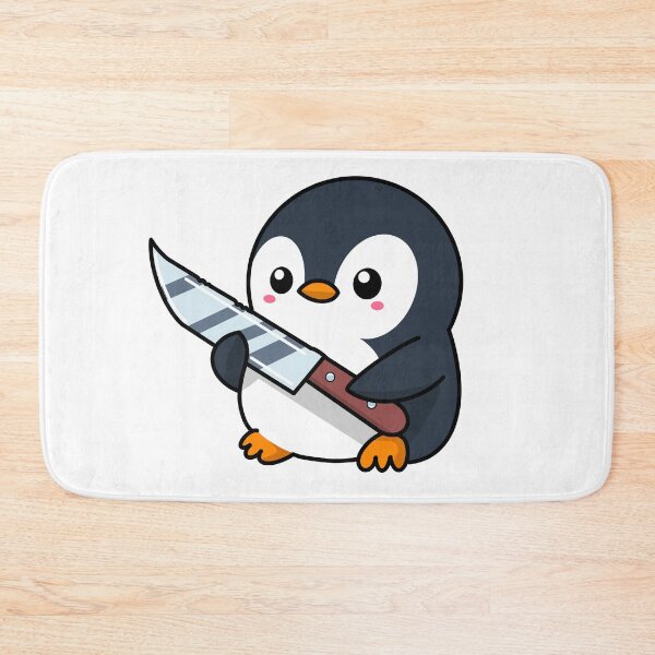 Item preview, Penguin with a Knife - Cute and Dangerous designed and sold by Łukasz Czajka.