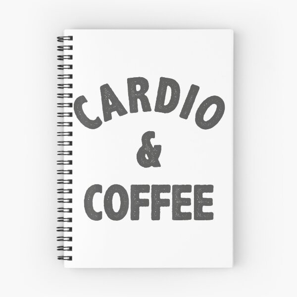 Item preview, Cardio And Coffee Running Fitness Black Text designed and sold by msicalY2KShop.