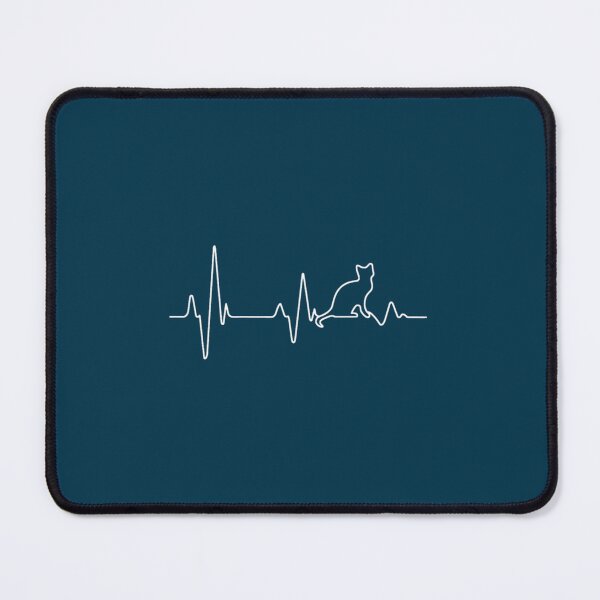 Item preview, Cat Heartbeat Pulse Ekg Cat Running Through My Veins designed and sold by msicalY2KShop.