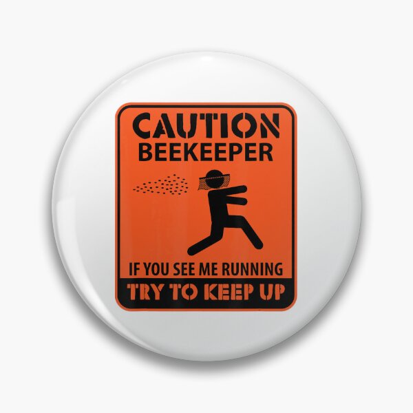 Item preview, Caution Beekeeper If You See Me Running Beekeeping (1) designed and sold by msicalY2KShop.