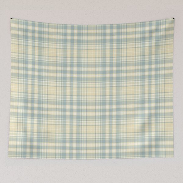 Item preview, Elegant Beige and Blue Plaid | Pastel Plaid | Spring Plaid | Summer Print | Multicolor plaid or tartan, checks, checkered Print  designed and sold by RSDigitalPrintDesign.