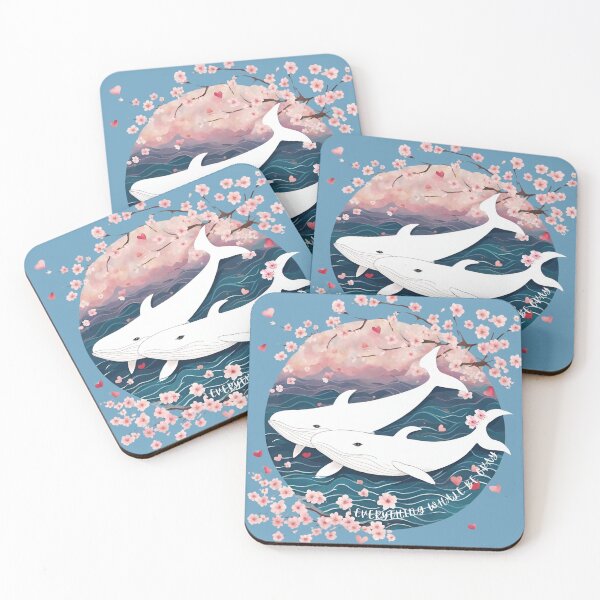 Item preview, Whale sticker - uplifting pun, good vibes designed and sold by VickyJo111.