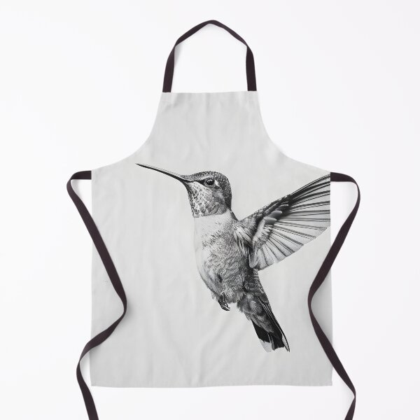 Item preview, Black and White Humming bird Pencil Drawing designed and sold by Pencil-Art.