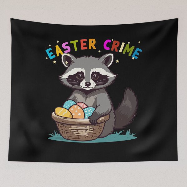 Item preview, Funny raccoon costume cute Easter eggs designed and sold by LuminOrb.