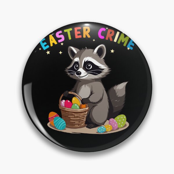 Item preview, Funny raccoon costume with Easter eggs designed and sold by LuminOrb.