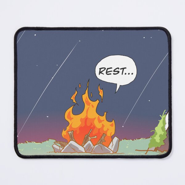 Item preview, lo-fi aesthetic bonfire night designed and sold by A_fishhh.