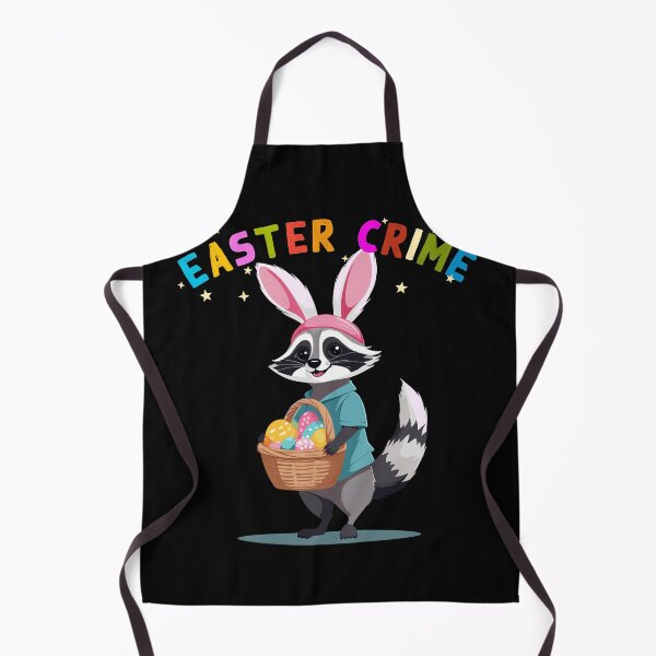 Item preview, Funny raccoon costume Easter eggs Easter bunnies designed and sold by LuminOrb.