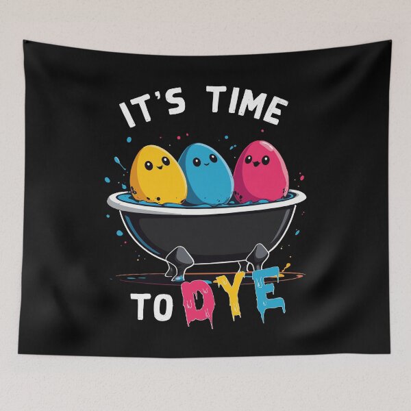 Item preview, Coloring eggs saying funny colors for Easter designed and sold by LuminOrb.