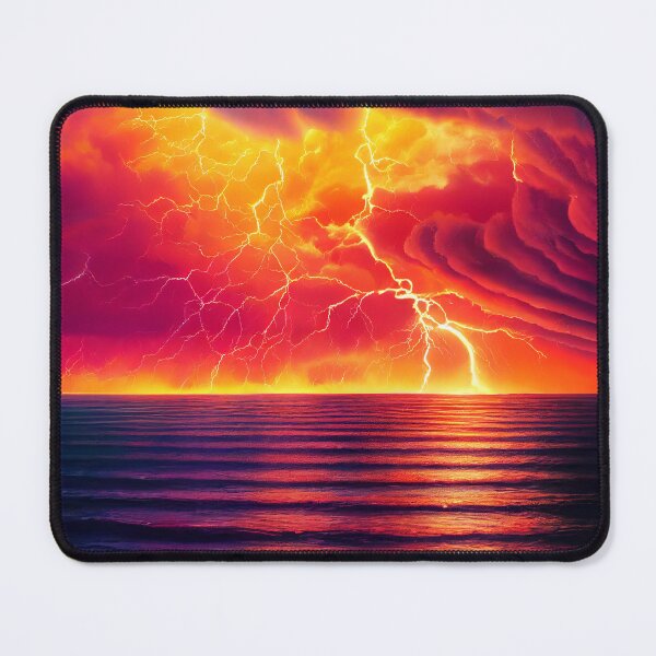 Item preview, Thunderstorm by the sea designed and sold by FlowersColorful.
