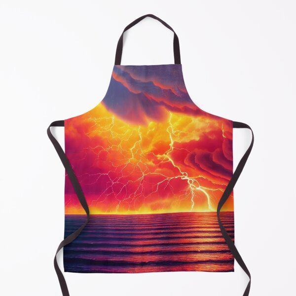 Item preview, Thunderstorm by the sea designed and sold by FlowersColorful.