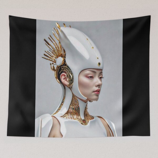 Item preview, Cyber Lady With Funny Space Hat  designed and sold by NPC-Trader.