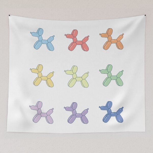 Item preview, colorful Balloon Dog bundle designed and sold by CuteArtPack.