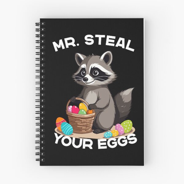 Item preview, Funny raccoon costume egg thief saying designed and sold by LuminOrb.