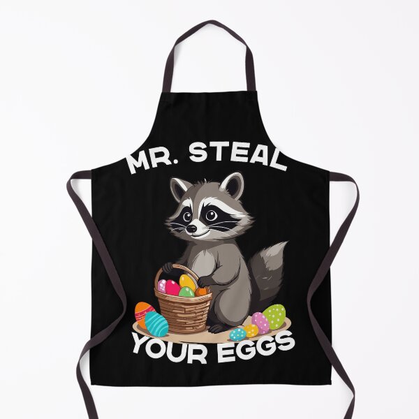 Item preview, Funny raccoon costume egg thief saying designed and sold by LuminOrb.
