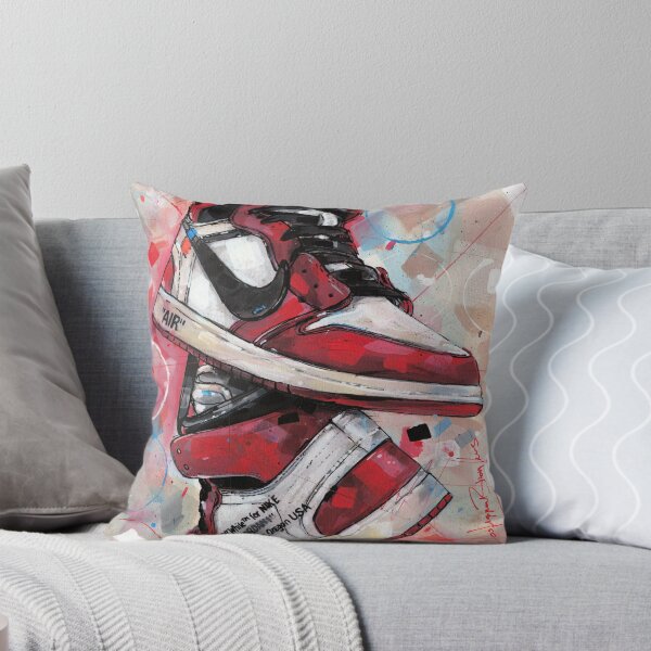 Item preview, Jordan1 Chicago sneaker art designed and sold by GalleryKauffeld.