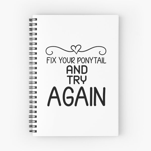 Item preview, Fix Your Ponytail and Try Again  designed and sold by Hairball-Pets.