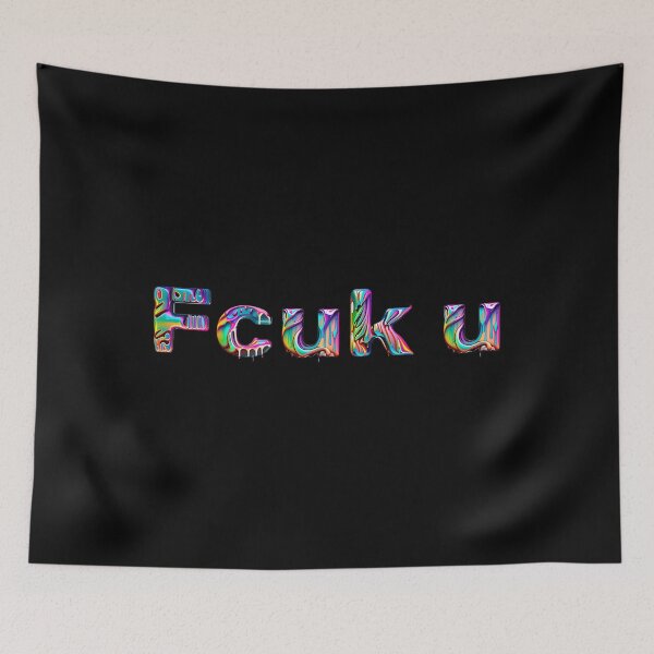 Item preview, Fcuk U Colorful Text designed and sold by MimosaAitio.