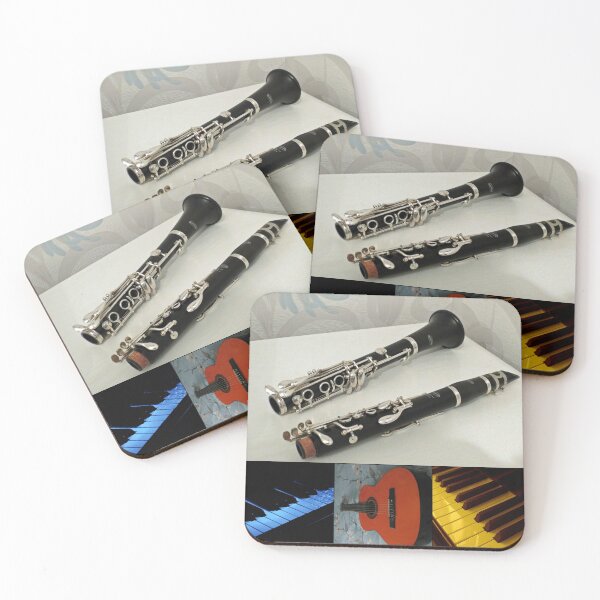 Item preview, Clarinet, Keyboards and Guitar Collage designed and sold by Kathryn Jones.