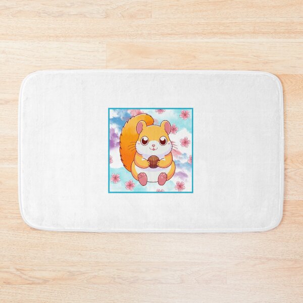 Item preview, Cute little squirrel and beautiful flowers. designed and sold by atika-atk.