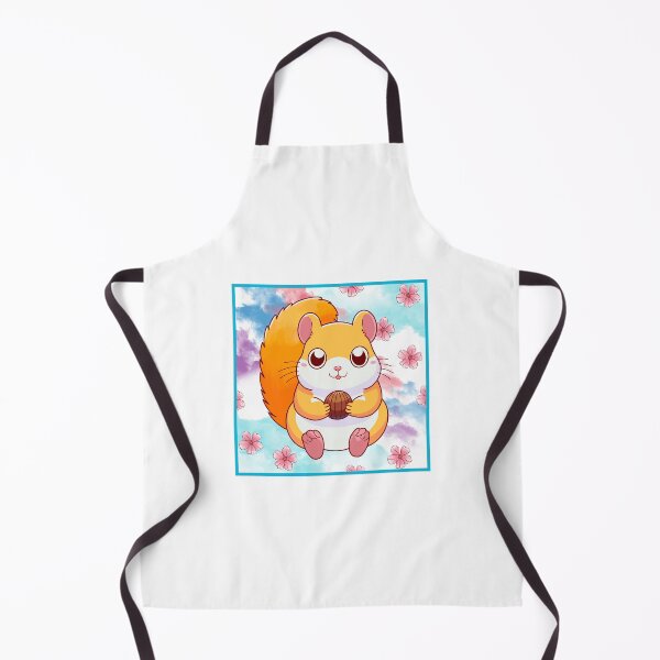 Item preview, Cute little squirrel and beautiful flowers. designed and sold by atika-atk.