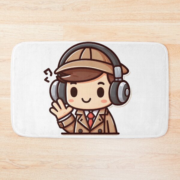 Item preview, Kawaii Detective: Headphones designed and sold by CanvasCutie.